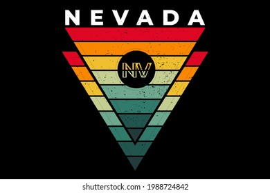 T-shirt retro vintage nevada style
