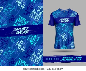 La plantilla de la camiseta está perfectamente diseñada para el diseño de fondo abstracto para el equipo de camisetas extremas, las carreras, el ciclismo, las leggings, el fútbol, el juego y el transporte deportivo.