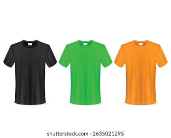 Camiseta sobre fondo blanco. Ilustración vectorial.