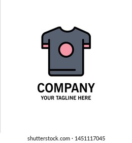Tshirt, Shirt, Sport, Spring Business Logo Template. Flat Color