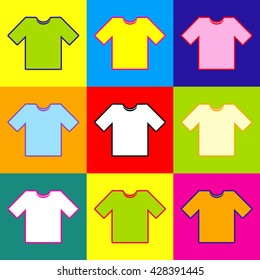 T-shirt sign