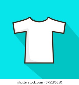 T-shirt sign icon.