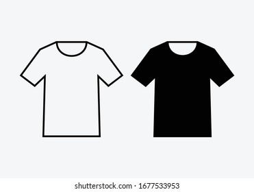 T-Shirt , silhouette and outline shape