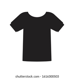 T-shirt silhouette symbol vector simple black
