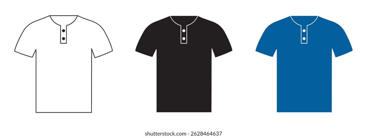ícone simples de t-shirt, ilustração vetorial, ícone da camisa. ícone isolado de t-shirt com um fundo branco. ilustração vetorial eps 10
