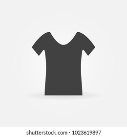 T-Shirt simple vector icon or design element