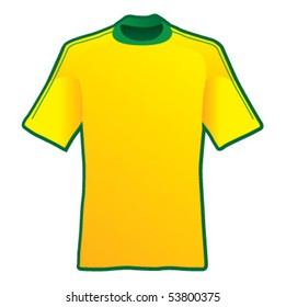 T-shirt of soccer of Brazil