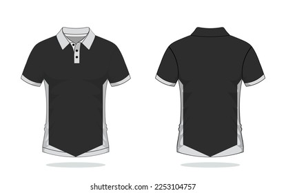 Tshirt soccer uniform polo template 