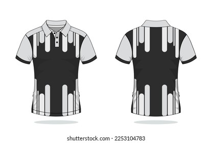 Tshirt soccer uniform polo template 
