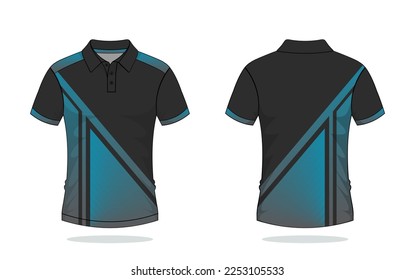 Tshirt soccer uniform polo template