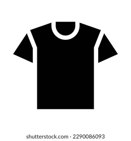 tshirt solid icon illustration vector graphic