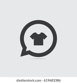 T-Shirt Speech Bubble Icon