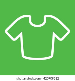 t-shirt sport clothing icon green white simple