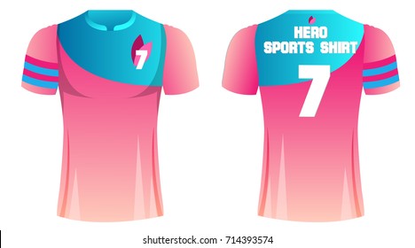 T-shirt sport design 