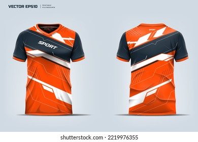 T-shirt sport design. jersey template design. Printable file eps 10