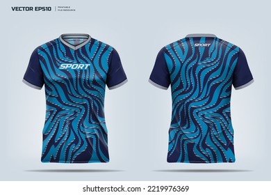 T-shirt sport design. jersey template design. Printable file eps 10