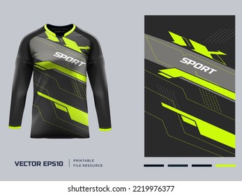 T-shirt sport design. jersey template design. Printable file eps 10