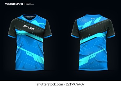 T-shirt sport design. jersey template design. Printable file eps 10