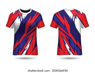 T-Shirt Sport Design. Racing jersey for club