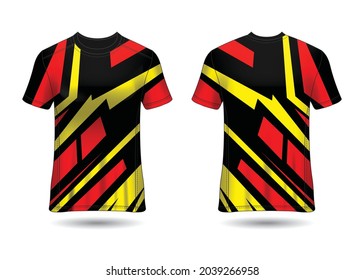T-Shirt Sport Design. Racing jersey for club