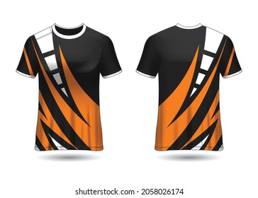 T-Shirt Sport Design. Racing jersey Vector