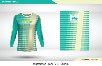 t-shirt sport design template, Long sleeve soccer jersey mockup for football club. uniform front Goal keeper, MTB, Motocross jersey.