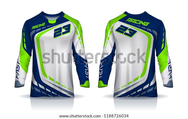 Download Tshirt Sport Design Template Long Sleeve Stock Vector ...