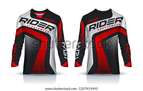 Download Tshirt Sport Design Template Long Sleeve Stock Vector ...