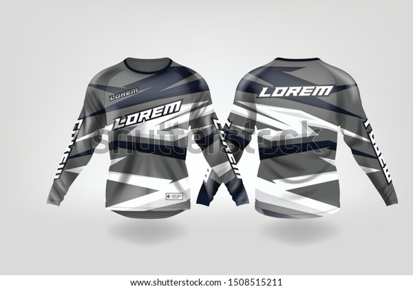 Download Tshirt Sport Design Template Long Sleeve Stock Vector Royalty Free 1508515211