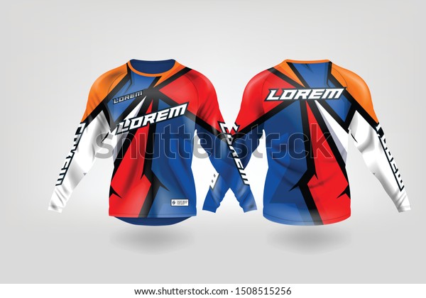 Download Tshirt Sport Design Template Long Sleeve Stock Vector Royalty Free 1508515256