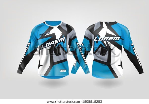 Download Tshirt Sport Design Template Long Sleeve Stock Vector Royalty Free 1508515283