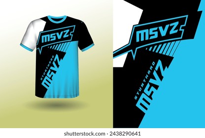 T-shirt Sport Design Template, T-shirt Mockup Abstract Grunge Sport Jersey Design For Cricket, Football Soccer, Racing, Sports, Running Soccer Jersey. Uniform Front View