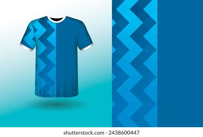 T-shirt Sport Design Template, T-shirt Mockup Abstract Grunge Sport Jersey Design For Cricket, Football Soccer, Racing, Sports, Running Soccer Jersey. Uniform Front View