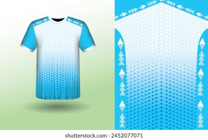 T-shirt Sport Design Template, T-shirt Mockup Abstract Grunge Sport Jersey Design For Cricket, Football Soccer, Racing, Sports, Running Soccer Jersey. Uniform Front View
