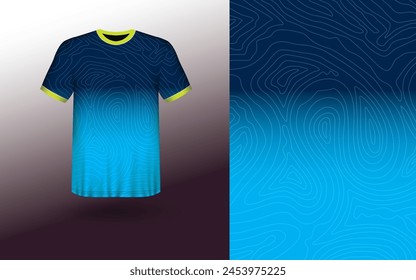 T-shirt Sport Design Template, T-shirt Mockup Abstract Grunge Sport Jersey Design For Cricket, Football Soccer, Racing, Sports, Running Soccer Jersey. Uniform Front View