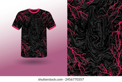 T-shirt Sport Design Template, T-shirt Mockup Abstract Grunge Sport Jersey Design For Cricket, Football Soccer, Racing, Sports, Running Soccer Jersey. Uniform Front View