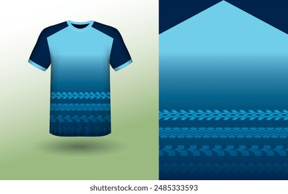 T-shirt Sport Design Template, T-shirt Mockup Abstract Grunge Sport Jersey Design For Cricket, Football Soccer, Racing, Sports, Running Soccer Jersey. Uniform Front View