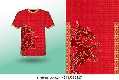 T-shirt Sport Design Template, T-shirt Mockup Abstract Grunge Sport Jersey Design For Cricket, Football Soccer, Racing, Sports, Running Soccer Jersey. Uniform Front View