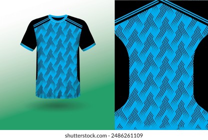 T-shirt Sport Design Template, T-shirt Mockup Abstract Grunge Sport Jersey Design For Cricket, Football Soccer, Racing, Sports, Running Soccer Jersey. Uniform Front View