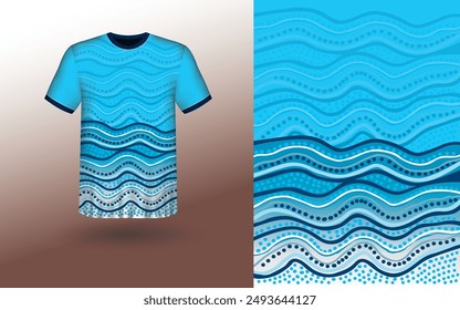 T-shirt Sport Design Template, T-shirt Mockup Abstract Grunge Sport Jersey Design For Cricket, Football Soccer, Racing, Sports, Running Soccer Jersey. Uniform Front View