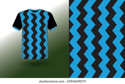 T-shirt Sport Design Template, T-shirt Mockup Abstract Grunge Sport Jersey Design For Cricket, Football Soccer, Racing, Sports, Running Soccer Jersey. Uniform Front View