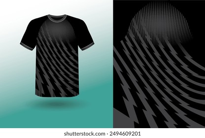T-shirt Sport Design Template, T-shirt Mockup Abstract Grunge Sport Jersey Design For Cricket, Football Soccer, Racing, Sports, Running Soccer Jersey. Uniform Front View