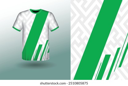 T-shirt Sport Design Template, T-shirt Mockup Abstract Grunge Sport Jersey Design For Cricket, Football Soccer, Racing, Sports, Running Soccer Jersey. Uniform Front View