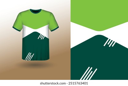 T-shirt Sport Design Template, T-shirt Mockup Abstract Grunge Sport Jersey Design For Cricket, Football Soccer, Racing, Sports, Running Soccer Jersey. Uniform Front View
