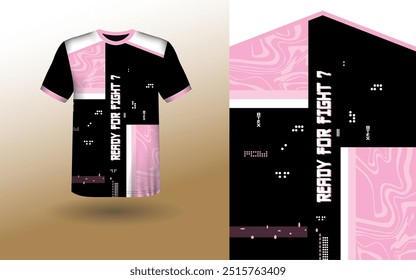 T-shirt Sport Design Template, T-shirt Mockup Abstract Grunge Sport Jersey Design For Cricket, Football Soccer, Racing, Sports, Running Soccer Jersey. Uniform Front View