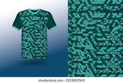 T-shirt Sport Design Template, T-shirt Mockup Abstract Grunge Sport Jersey Design For Cricket, Football Soccer, Racing, Sports, Running Soccer Jersey. Uniform Front View