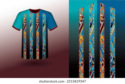 T-shirt Sport Design Template, T-shirt Mockup Abstract Grunge Sport Jersey Design For Cricket, Football Soccer, Racing, Sports, Running Soccer Jersey. Uniform Front View