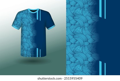 Plantilla de diseño deportivo de camiseta, maqueta de camiseta Diseño de Jersey deportivo Abstractas Grunge para cricket, fútbol, carreras, deportes, Jersey de fútbol para correr. Vista frontal uniforme