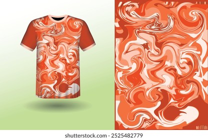 T-shirt Sport Design Template, T-shirt Mockup Abstract Grunge Sport Jersey Design For Cricket, Football Soccer, Racing, Sports, Running Soccer Jersey. Uniform Front View