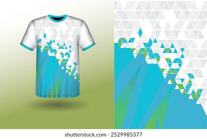 T-shirt Sport Design Template, T-shirt Mockup Abstract Grunge Sport Jersey Design For Cricket, Football Soccer, Racing, Sports, Running Soccer Jersey. Uniform Front View